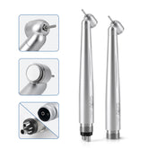 Dental 45 Degree Surgical High Speed Handpiece Standard Head Push Button Single Way Spray