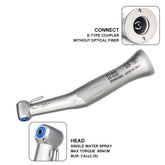 Dental 20:1 Implant Surgery Contra Angle - Low Speed Handpiece 80Ncm Max Torque E-type