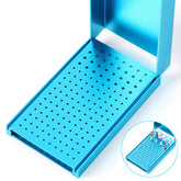 Dental Bur Holder - 152 Holes Autoclavable Sterilization Box for FG/CA Burs