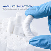 1000 Pcs High Absorbent Dental Cotton Rolls - 100% Cotton | Dentist Surgical & Teeth Whitening Supplies