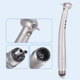 Dental LED High Speed Handpiece E-generator - Push Button Triple Water Spray 2/4 Hole