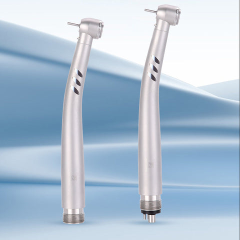 Dental LED High Speed Handpiece E-generator - Push Button Triple Water Spray 2/4 Hole