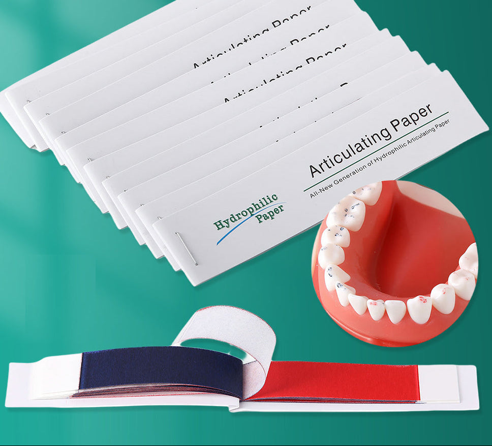 Dental Articulating Paper Strips 144 Sheets 110×21mm Dental Lab & Clinical Tools