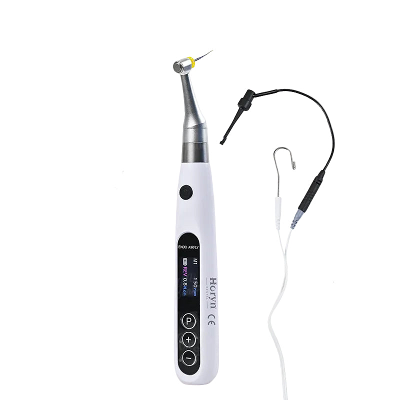 Dental Wireless 2-in-1 Endo Motor & Apex Locator - 16:1 Contra Angle 11 Programs