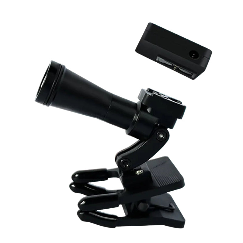 Dental LED Headlight 5W 60000 Lux - Wireless Clip-on Headlamp for Dental Loupes & Magnifiers