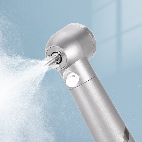 Dental LED High Speed Handpiece E-generator - Push Button Triple Water Spray 2/4 Hole