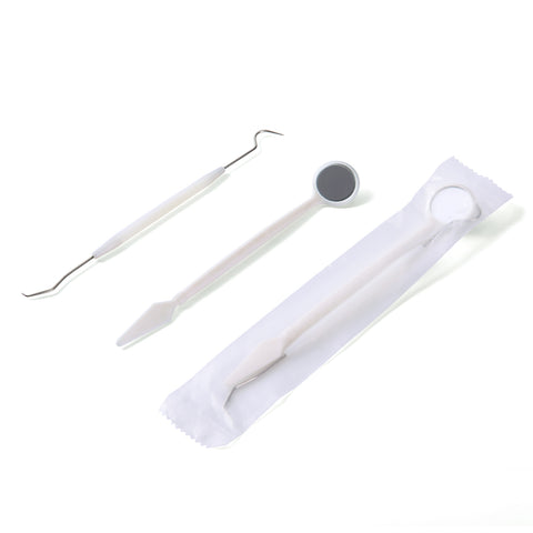 50 Packs Dental Disposable Instrument Kit Mirror and Explorer Probe Multiple Function