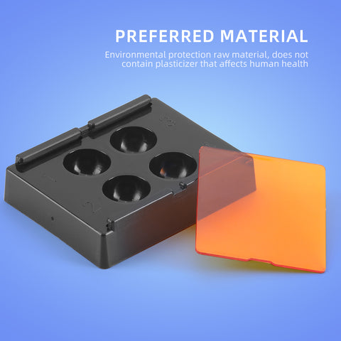 4 Holes/8 Holes Dental Veneer Storage Box | Teeth Patch & Denture Retainer Molar Case