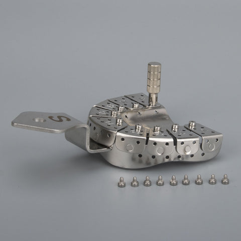 Dental Implant Locator Impression Tray - 316 Medical Grade Stainless Steel Autoclavable Removable Partial Mold