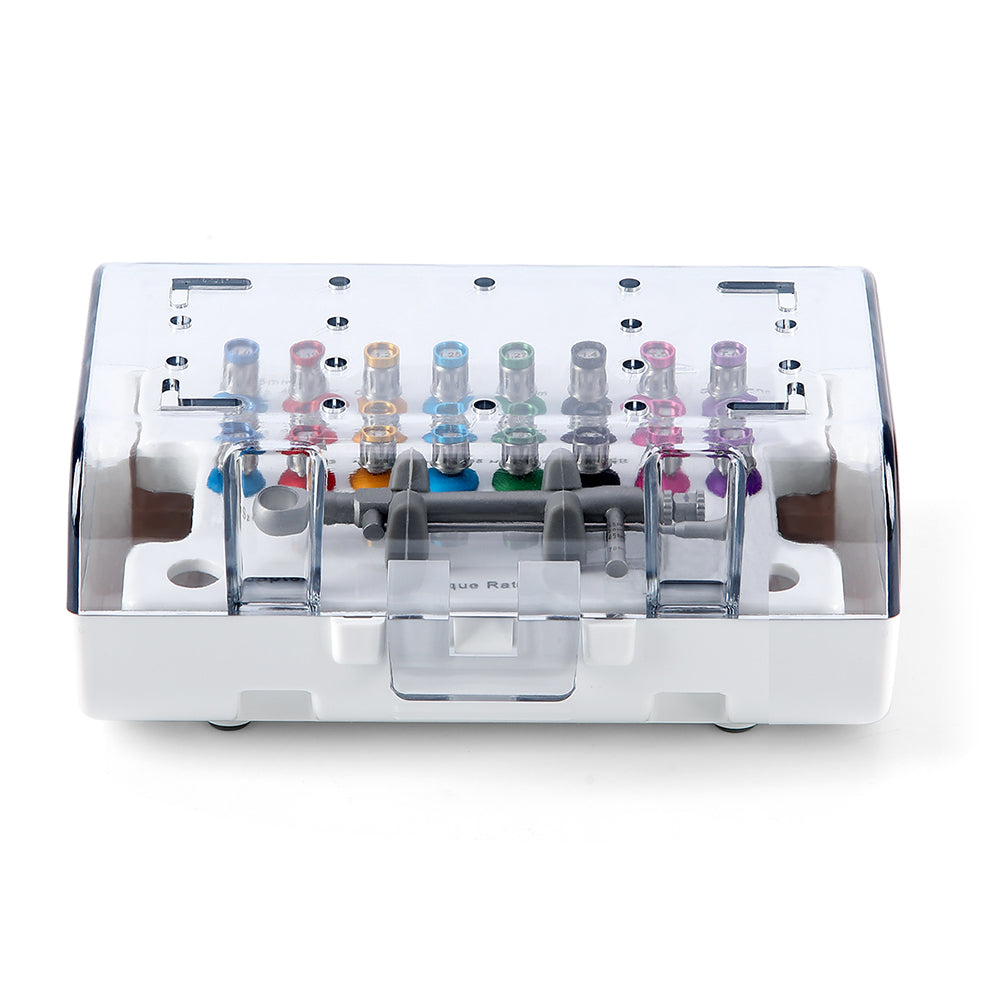 Dental Implant Torque Screwdriver Wrench Kit 10-70N.cm 16Pcs Universal Dentistry Tools