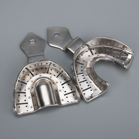 Dental Implant Locator Impression Tray - 316 Medical Grade Stainless Steel Autoclavable Removable Partial Mold