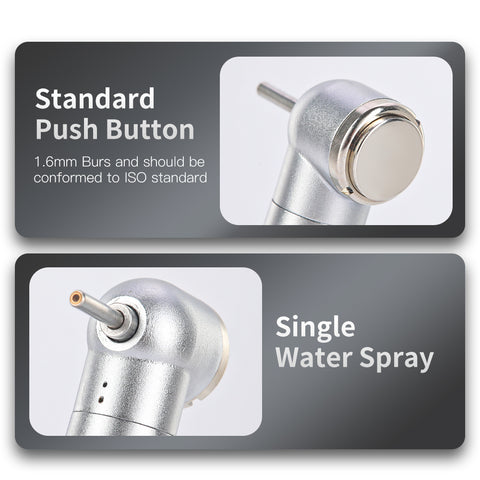 Dental High Speed Handpiece - Standard Push Button 2/4 Holes Single Water Spray