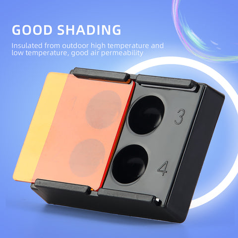 4 Holes/8 Holes Dental Veneer Storage Box | Teeth Patch & Denture Retainer Molar Case