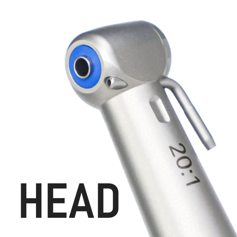 Dental 20:1 Implant Surgery Contra Angle - Low Speed Handpiece 80Ncm Max Torque E-type