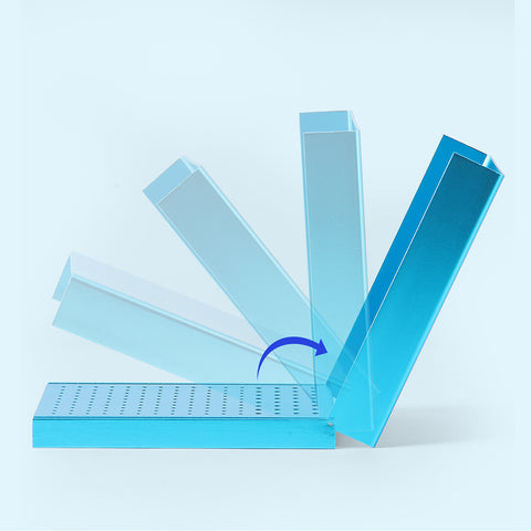 Dental Bur Holder - 152 Holes Autoclavable Sterilization Box for FG/CA Burs