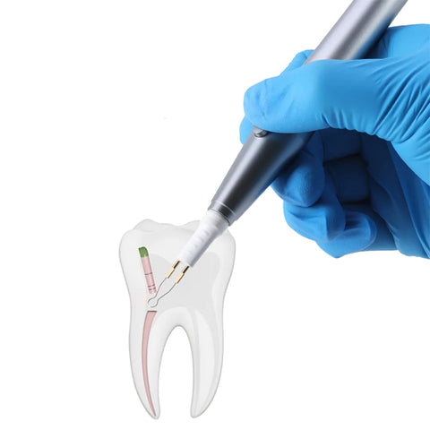 Dental Wireless Gutta Percha Cutter - 280°C Heating Pen with 8 Tips Root Canal Instrument