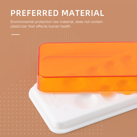 4 Holes/8 Holes Dental Veneer Storage Box | Teeth Patch & Denture Retainer Molar Case