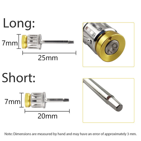 Dental Implant Torque Wrench Kit 10-70NCM - Universal Ratchet Driver Set with 16 Drivers