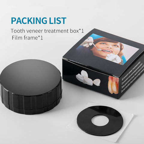 Dental Veneer Storage Box - Ceramic Denture Pretreatment Organizer with Protective Membrane