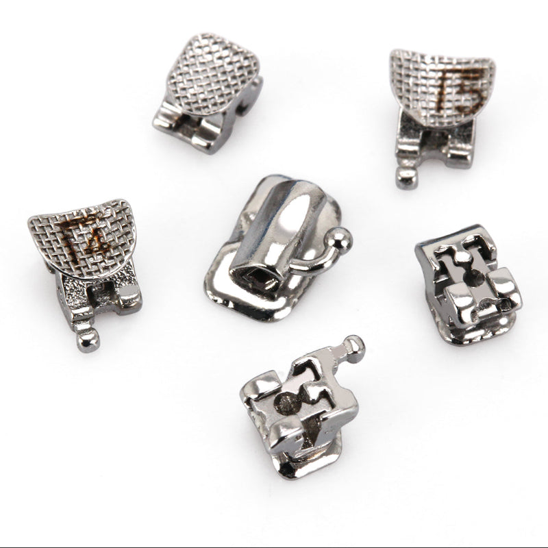 Dental Passive Self-Ligating Orthodontic Brackets 24pcs - Roth 0.022 Hooks 3 4 5 with 1st Molar Buccal Tubes