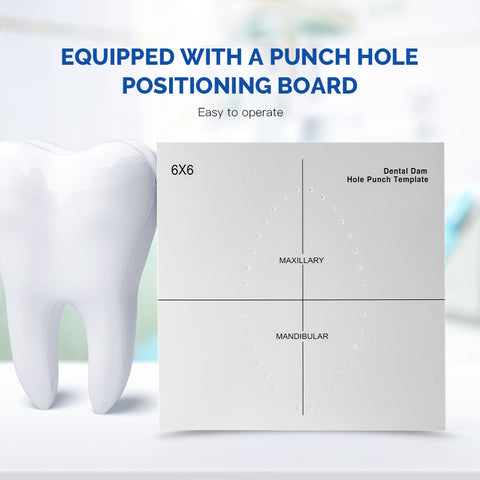 36pcs Natural Latex Dental Rubber Dams Oral Care Materials