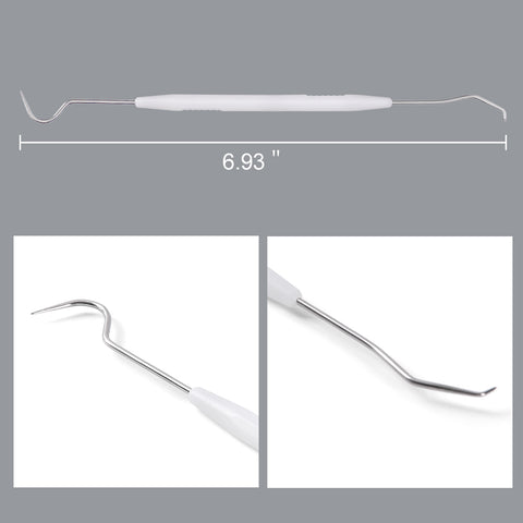 50 Packs Dental Disposable Instrument Kit Mirror and Explorer Probe Multiple Function