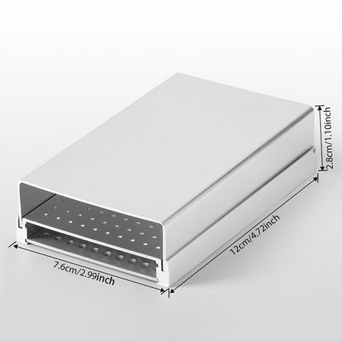 Dental Bur Holder - 152 Holes Autoclavable Sterilization Box for FG/CA Burs