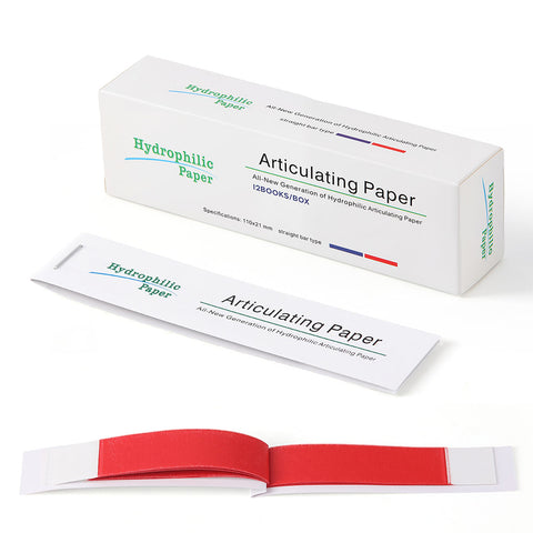 Dental Articulating Paper Strips 144 Sheets 110×21mm Dental Lab & Clinical Tools