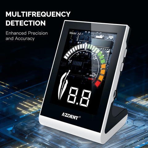 Dental Apex Locator Color Display - Portable Endodontic Root Canal Measurement Device