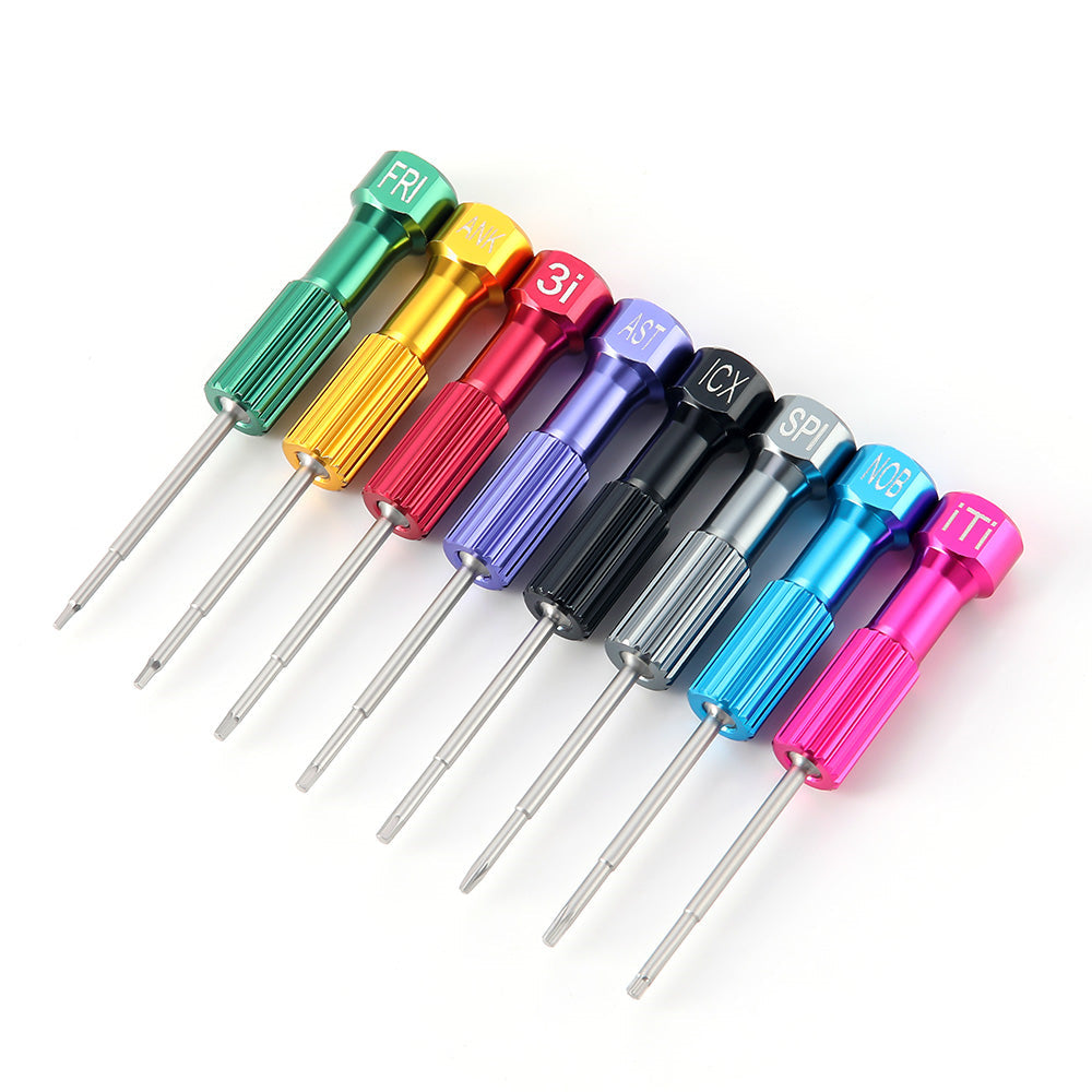 Set Dental Implant Screw Driver 8pcs Screwdrivers with Holder Laboratory Instrument Dentistry Tools