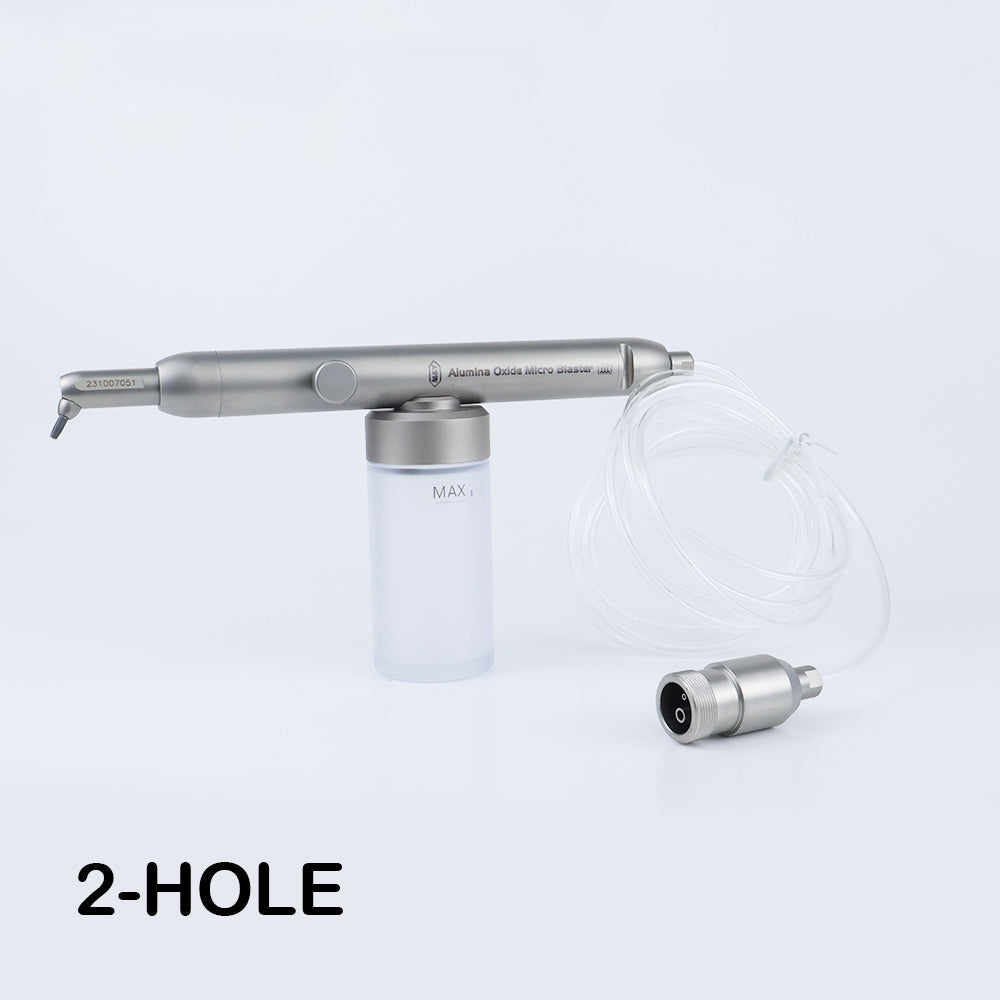 Aluminum Oxide Micro Blaster Complete Kit - Dental Sandblaster 2/4 Hole Interface