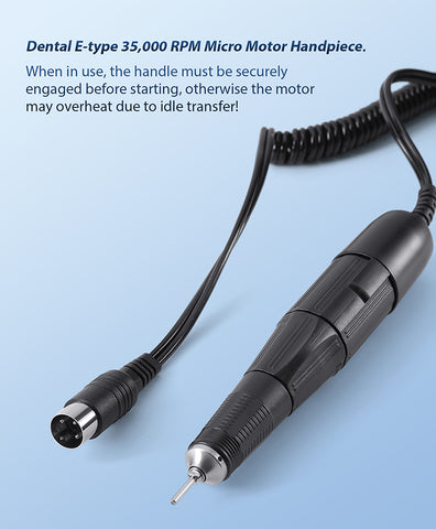 Dental Polishing Micromotor 35000RPM Complete Set - Marathon Lab Carving Machine