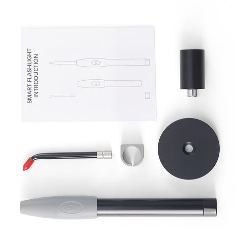 Dental Dual-UV Smart Flashlight | Caries Detection 395nm UV + 6000K White LED