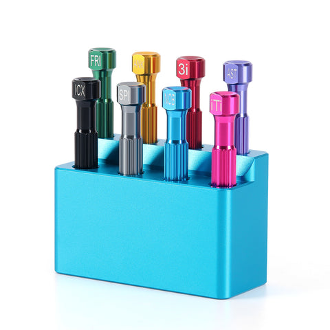 Set Dental Implant Screw Driver 8pcs Screwdrivers with Holder Laboratory Instrument Dentistry Tools
