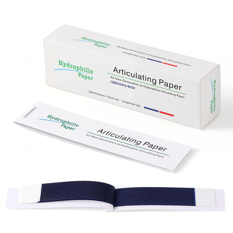 Dental Articulating Paper Strips 144 Sheets 110×21mm Dental Lab & Clinical Tools