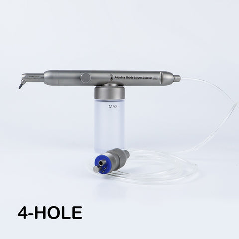 Aluminum Oxide Micro Blaster Complete Kit - Dental Sandblaster 2/4 Hole Interface