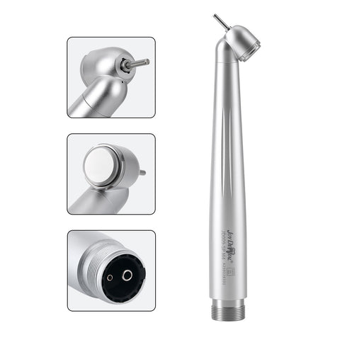Dental 45 Degree Surgical High Speed Handpiece Standard Head Push Button Single Way Spray
