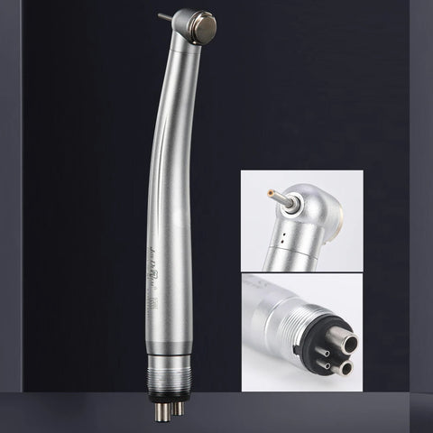 Dental High Speed Handpiece - Standard Push Button 2/4 Holes Single Water Spray