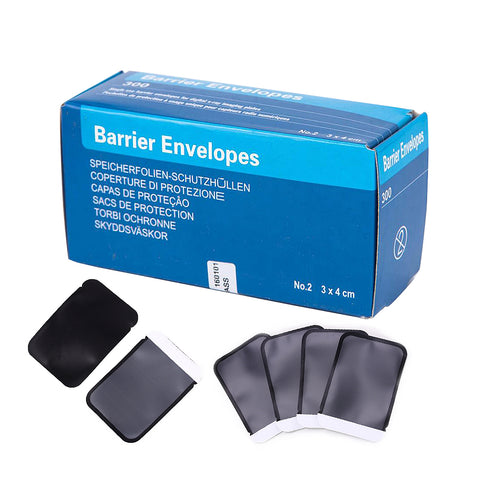 Dental Digital X-Ray Barrier Envelopes 300pcs Size 2 - Phosphor Plate Protective Covers 30x40mm