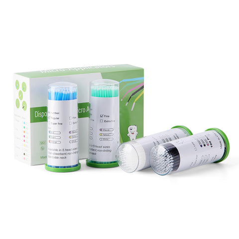 4 Barrels Disposable Dental Microbrush Applicators - 1.2/1.5/2.0/2.5mm | Dentistry Cleaning Tools