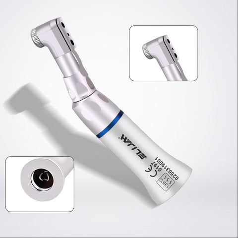 Dental Low Speed Handpiece Kit 2/4 Hole - E-type Air Motor + Straight Nosecone + Contra Angle