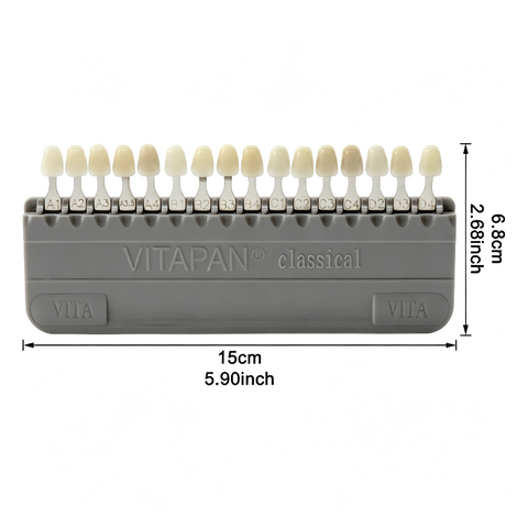 VITA 16 Colors Teeth Shade Guide - VITAPAN Classical Porcelain Crown Veneer Color Matching CE Certified