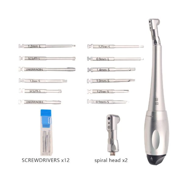 Dental Implant Tools Kit with Adjustable Torque Wrench - Professional Grade Implant Handpiece Drivers, Prosthetic Abutment Screwdrivers for Dental Clinics & Lab Use – Bild 4