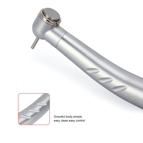 4Holes LED Dental Handpiece – Electric, Push Button, Water Cooled - Image 4